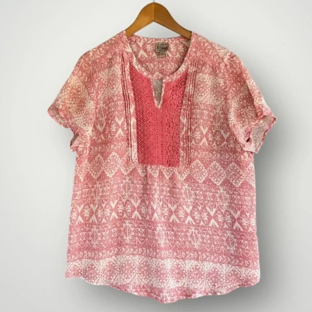 🎉5 for $45🎉 Como vintage top blouse shirt size L